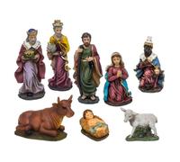Santons en Résine - FEERIC LIGHT & CHRISTMAS - 20 cm - Couleurs traditionnelles - Mixte - Adulte