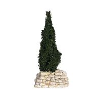 SANTONS ESCOFFIER-Décor de crèche de Noël cyprès Santons Escoffier - 8 x 8 x 17 cm