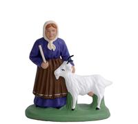 SANTONS ESCOFFIER-Femme à la chèvre 7 cm