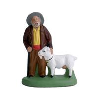 SANTONS ESCOFFIER-Homme à la chèvre 7 cm