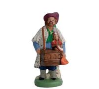 SANTONS ESCOFFIER-Joueur d'orgue de Barbarie 7 cm
