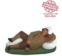 SANTONS ESCOFFIER-Personnage de crèche de Noël meunier couché Santons Escoffier - 7,9 x 3,3 x 3,8 cm