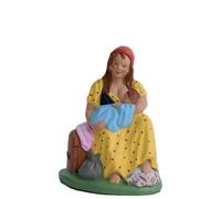 SANTONS ESCOFFIER-Personnage de crèche de Noël nourrice Santons Escoffier - 7 cm