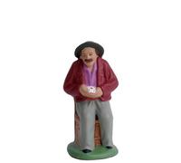 SANTONS ESCOFFIER-Personnage de crèche de Noël Oscar Santons Escoffier - 7 cm
