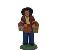 SANTONS ESCOFFIER-Personnage de crèche de Noël pistachier Santons Escoffier - 7 cm