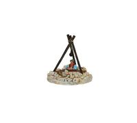 SANTONS ESCOFFIER-Personnage de crèche de Noël puisatier Santons Escoffier - 13,6 x 12,2 x 13,9 cm