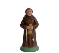 SANTONS ESCOFFIER-Santon pour crèche moine marron - 7 cm