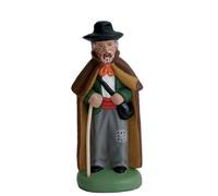 SANTONS ESCOFFIER-Santon pour crèche vieux berger gris - 7 cm