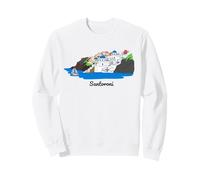 Santorin Grèce Island Vacation Art Sweatshirt