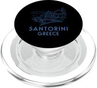 Santorin Grèce Mer Égée Cyclades île Volcan Akrotiri PopSockets PopGrip pour MagSafe
