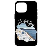 Santorin Grèce Rêves Été Cyclades Souvenir de Vacances Coque pour iPhone 16 Pro Max
