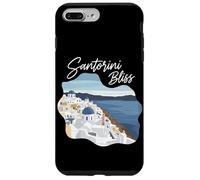 Santorin Grèce Rêves Été Cyclades Souvenir de Vacances Coque pour iPhone 7 Plus/8 Plus