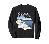 Santorin Grèce Rêves Été Cyclades Souvenir de Vacances Sweatshirt