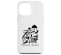 Santorin Grèce Souvenir Îles Cyclades Mer Égée Grec Coque pour iPhone 13 Pro Max