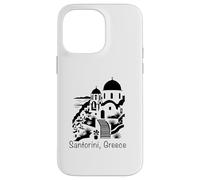 Santorin Grèce Souvenir Îles Cyclades Mer Égée Grec Coque pour iPhone 14 Pro Max