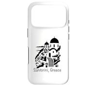 Santorin Grèce Souvenir Îles Cyclades Mer Égée Grec Coque pour iPhone 17 Pro