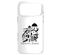 Santorin Grèce Souvenir Îles Cyclades Mer Égée Grec Coque pour iPhone 17 Pro Max