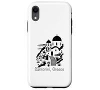 Santorin Grèce Souvenir Îles Cyclades Mer Égée Grec Coque pour iPhone XR