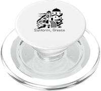 Santorin Grèce Souvenir Îles Cyclades Mer Égée Grec PopSockets PopGrip pour MagSafe