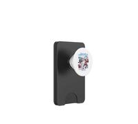 Santorin Grèce Vue panoramique Fleurs vibrantes Souvenir de Voyage PopSockets PopWallet pour MagSafe