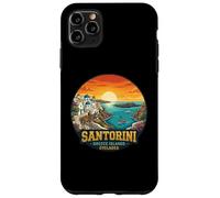 Santorin Îles Grèce Cyclades Coucher de Soleil Vue Coque pour iPhone 11 Pro Max