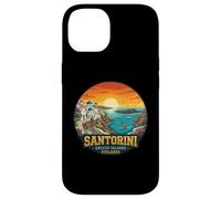Santorin Îles Grèce Cyclades Coucher de Soleil Vue Coque pour iPhone 14