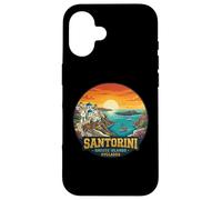 Santorin Îles Grèce Cyclades Coucher de Soleil Vue Coque pour iPhone 16