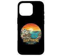 Santorin Îles Grèce Cyclades Coucher de Soleil Vue Coque pour iPhone 16 Pro