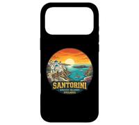 Santorin Îles Grèce Cyclades Coucher de Soleil Vue Coque pour iPhone 17 Pro Max