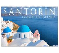Santorin - La Magie des Cyclades (Calendrier mural 2026 DIN A2 horizontal), CALVENDO calendrier mensuel