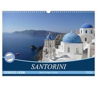 Santorin - L'île de l'amour éternel, Version française (Calendrier mural 2026 DIN A3 portrait), Calendrier CALVENDO mensuel