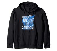 Santorin Take The Trip Buy The Ticket Sweat à Capuche