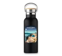 Santorini Bouteille isotherme pour voyage Motif île Grèce