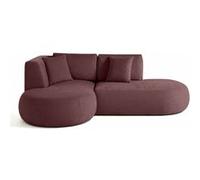 Santorini - canapé modulable d'angle gauche - 4 places - en tissu texturé