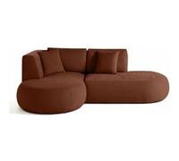 Santorini - canapé modulable d'angle gauche - 4 places - en tissu texturé