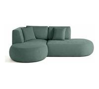 Santorini - canapé modulable d'angle gauche - 4 places - en tissu texturé