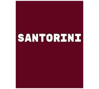 Santorini: Decorative Book To Stack Together On Coffee Tables, Bookshelves And Interior Design Add Bookish Charm Decor To Your Home Stack Deco Books Together To Create Your Unique Fashion Design S