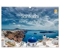 Santorini - Perle in der Ägais (Wandkalender 2026 DIN A3 quer), CALVENDO Monatskalender: Auf fotografischer Entdeckungsreise durch Santorini