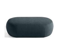 Santorini - pouf modulable - en tissu texturé - Bleu grisé