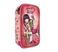 Santoro London Gorjuss™ Fairground Carousel Pencil Case Rose Homme