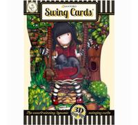 SANTORO Carte de vœux pop-up 3D - Gorjuss Ruby On A Swing - Pour elle, fille, anniversaire