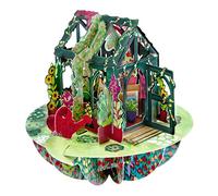 SANTORO Carte de vœux Pop-up Pirouette 3D - Jardin Secret - pour Tout Le Monde, pour Elle, pour Les Amoureux du Jardin, Fête des mères, Anniversaire