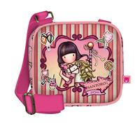 SANTORO- Gorjuss Fairground Mini Sac à bandoulière Carrousel 16,5 x 15 x 6,5 cm, 1039GJ09, Rose