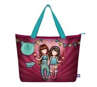 SANTORO - Gorjuss Sac de Foire « Feux dartifice » 41,5 x 30 x 13 cm, , Bleu - 1132GJ02 Bleu