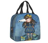 Santoro Gorjuss Star Lunch Box pour femmes, etanche, motif anime, fille, isotherme, pour aliments, pour ecoliers, enfants, etudiants, boites a lunch et sacs fourre-tout
