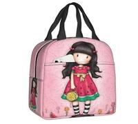 Santoro Gorjuss Star Lunch Box pour femmes, etanche, motif anime, fille, isotherme, pour aliments, pour ecoliers, enfants, etudiants, boites a lunch et sacs fourre-tout