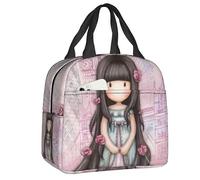 Santoro Gorjuss Star Lunch Box pour femmes, etanche, motif anime, fille, isotherme, pour aliments, pour ecoliers, enfants, etudiants, boites a lunch et sacs fourre-tout
