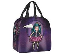 Santoro Gorjuss Star Lunch Box pour femmes, etanche, motif anime, fille, isotherme, pour aliments, pour ecoliers, enfants, etudiants, boites a lunch et sacs fourre-tout