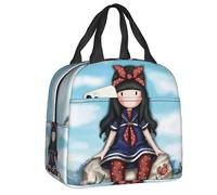 Santoro Gorjuss Star Lunch Box pour femmes, etanche, motif anime, fille, isotherme, pour aliments, pour ecoliers, enfants, etudiants, boites a lunch et sacs fourre-tout