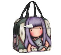 Santoro Gorjuss Star Lunch Box pour femmes, etanche, motif anime, fille, isotherme, pour aliments, pour ecoliers, enfants, etudiants, boites a lunch et sacs fourre-tout
